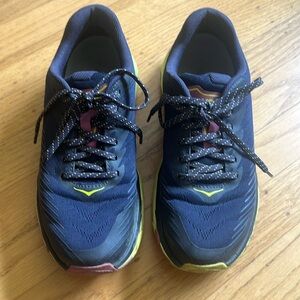 Hoka One One Torrent 2 Trail Running Shoes Size 8.5 Navy Blue